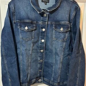 Well Worn Blue Denim Jacket-(never worn)